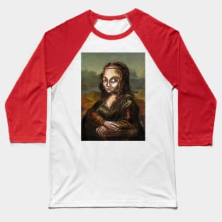 Gioconda Caricature Baseball T-Shirt